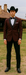Western Suit - Trajes Para Hombres - Cowboy Formal Attire - Trajes De Novio - Burgundy