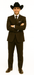 Western Suit - Trajes Para Hombres - Cowboy Formal Attire - Trajes De Novio - Chocolate