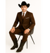 Western Suit - Trajes Para Hombres - Cowboy Formal Attire - Trajes De Novio - Chocolate