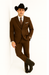 Western Suit - Trajes Para Hombres - Cowboy Formal Attire - Trajes De Novio - Chocolate