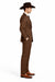 Western Suit - Trajes Para Hombres - Cowboy Formal Attire - Trajes De Novio - Chocolate