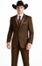 Western Suit - Trajes Para Hombres - Cowboy Formal Attire - Trajes De Novio - Chocolate