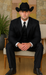 Western Suit - Trajes Para Hombres - Cowboy Formal Attire - Trajes De Novio - Four Button Black Suit