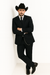 Western Suit - Trajes Para Hombres - Cowboy Formal Attire - Trajes De Novio - Four Button Black Suit