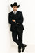 Western Suit - Trajes Para Hombres - Cowboy Formal Attire - Trajes De Novio - Four Button Black Suit