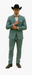 Western Suit - Trajes Para Hombres  - Cowboy Formal Attire - Trajes De Novio - Green