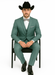Western Suit - Trajes Para Hombres  - Cowboy Formal Attire - Trajes De Novio - Green