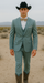 Western Suit - Trajes Para Hombres  - Cowboy Formal Attire - Trajes De Novio - Green