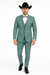 Western Suit - Trajes Para Hombres  - Cowboy Formal Attire - Trajes De Novio - Green