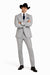 Western Suit - Trajes Para Hombres - Cowboy Formal Attire - Trajes De Novio - Grey