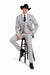 Western Suit - Trajes Para Hombres - Cowboy Formal Attire - Trajes De Novio - Grey