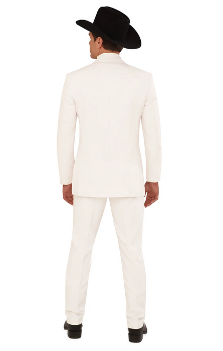 Western Suit - Trajes Para Hombres - Cowboy Formal Attire - Trajes De Novio - Ivory