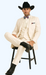 Western Suit - Trajes Para Hombres - Cowboy Formal Attire - Trajes De Novio - Ivory