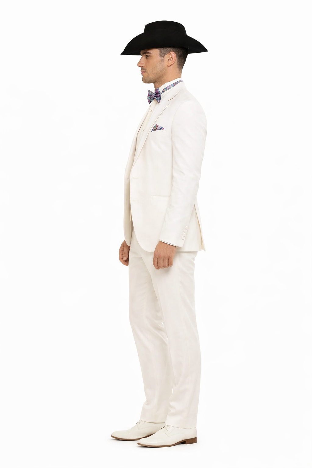 Western Suit - Trajes Para Hombres - Cowboy Formal Attire - Trajes De Novio - Ivory