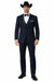 Western Suit - Trajes Para Hombres - Cowboy Formal Attire - Trajes De Novio - Navy