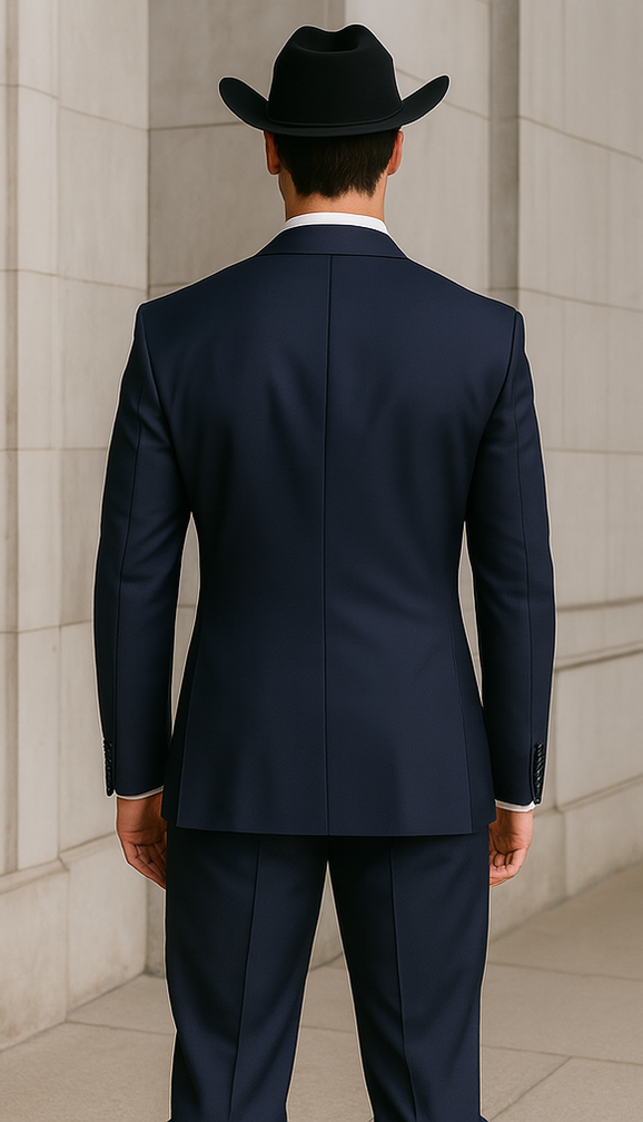 Traje en tallas grandes Jack & Jones FRANCO Suit Medieval Blue Traje en tallas grandes Jack & Jones FRANCO Suit Medieval Blue