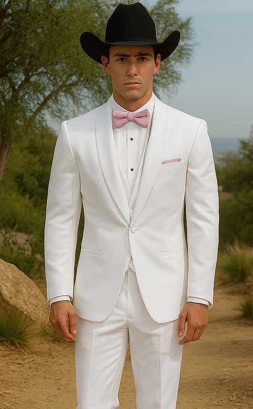 Smoking Traje - Esmoquin - Smoking Para Hombre - Cowboy Tuxedo Two Button Navy Tuxedo