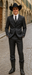 Western Suit - Trajes Para Hombres - Cowboy Formal Attire - Trajes De Novio - Notch Lapel Single Breasted Grey Suit