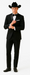 Western Suit - Trajes Para Hombres - Cowboy Formal Attire - Trajes De Novio Notch Lapels - Black