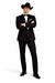 Western Suit - Trajes Para Hombres - Cowboy Formal Attire - Trajes De Novio Notch Lapels - Black