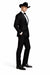 Western Suit - Trajes Para Hombres - Cowboy Formal Attire - Trajes De Novio Notch Lapels - Black