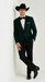 Western Suit - Trajes Para Hombres - Cowboy Formal Attire - Trajes De Novio - Peak Lapel Single Breasted Green Suit