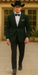 Western Suit - Trajes Para Hombres - Cowboy Formal Attire - Trajes De Novio - Peak Lapel Single Breasted Green Suit
