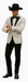 Western Suit - Trajes Para Hombres - Cowboy Formal Attire - Trajes De Novio - Peak Lapel Single Breasted White Suit