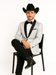 Western Suit - Trajes Para Hombres - Cowboy Formal Attire - Trajes De Novio - Peak Lapel Single Breasted White Suit