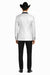 Western Suit - Trajes Para Hombres - Cowboy Formal Attire - Trajes De Novio - Peak Lapel Single Breasted White Suit