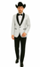 Western Suit - Trajes Para Hombres - Cowboy Formal Attire - Trajes De Novio - Peak Lapel Single Breasted White Suit
