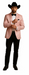 Western Suit - Trajes Para Hombres - Cowboy Formal Attire - Trajes De Novio - Pink