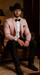 Western Suit - Trajes Para Hombres - Cowboy Formal Attire - Trajes De Novio - Pink