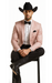 Western Suit - Trajes Para Hombres - Cowboy Formal Attire - Trajes De Novio - Pink