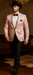Western Suit - Trajes Para Hombres - Cowboy Formal Attire - Trajes De Novio - Pink