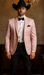 Western Suit - Trajes Para Hombres - Cowboy Formal Attire - Trajes De Novio - Pink