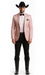 Western Suit - Trajes Para Hombres - Cowboy Formal Attire - Trajes De Novio - Pink