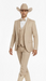 Western Suit - Trajes Para Hombres - Cowboy Formal Attire - Trajes De Novio - Sand
