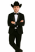 Western Suit - Trajes Para Hombres - Cowboy Formal Attire - Trajes De Novio - Shawl Lapel Black