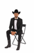 Western Suit - Trajes Para Hombres - Cowboy Formal Attire - Trajes De Novio - Shawl Lapel Black