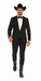 Western Suit - Trajes Para Hombres - Cowboy Formal Attire - Trajes De Novio - Shawl Lapel Black