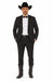Western Suit - Trajes Para Hombres - Cowboy Formal Attire - Trajes De Novio - Shawl Lapel Black
