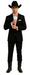 Western Suit - Trajes Para Hombres - Cowboy Formal Attire - Trajes De Novio - Shawl Lapel One Button Black Suit