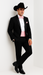 Western Suit - Trajes Para Hombres - Cowboy Formal Attire - Trajes De Novio - Shawl Lapel One Button Black Suit