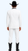 Western Suit - Trajes Para Hombres - Cowboy Formal Attire - Trajes De Novio - Shawl Lapel Suit White