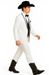 Western Suit - Trajes Para Hombres - Cowboy Formal Attire - Trajes De Novio - Shawl Lapel Suit White