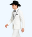 Western Suit - Trajes Para Hombres - Cowboy Formal Attire - Trajes De Novio - Shawl Lapel Suit White