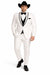 Western Suit - Trajes Para Hombres - Cowboy Formal Attire - Trajes De Novio - Shawl Lapel Suit White