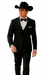 Western Suit - Trajes Para Hombres  - Cowboy Formal Attire - Trajes De Novio Single Breasted Black