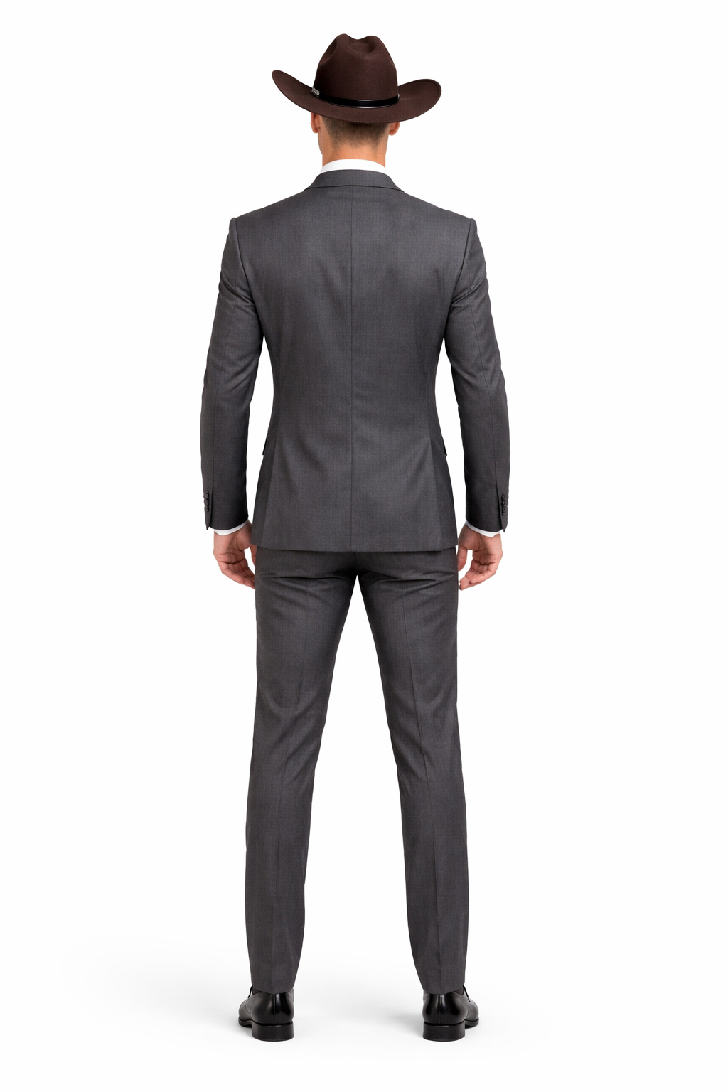 Western Suit - Trajes Para Hombres - Cowboy Formal Attire - Trajes De Novio - Slim Fit - Gray